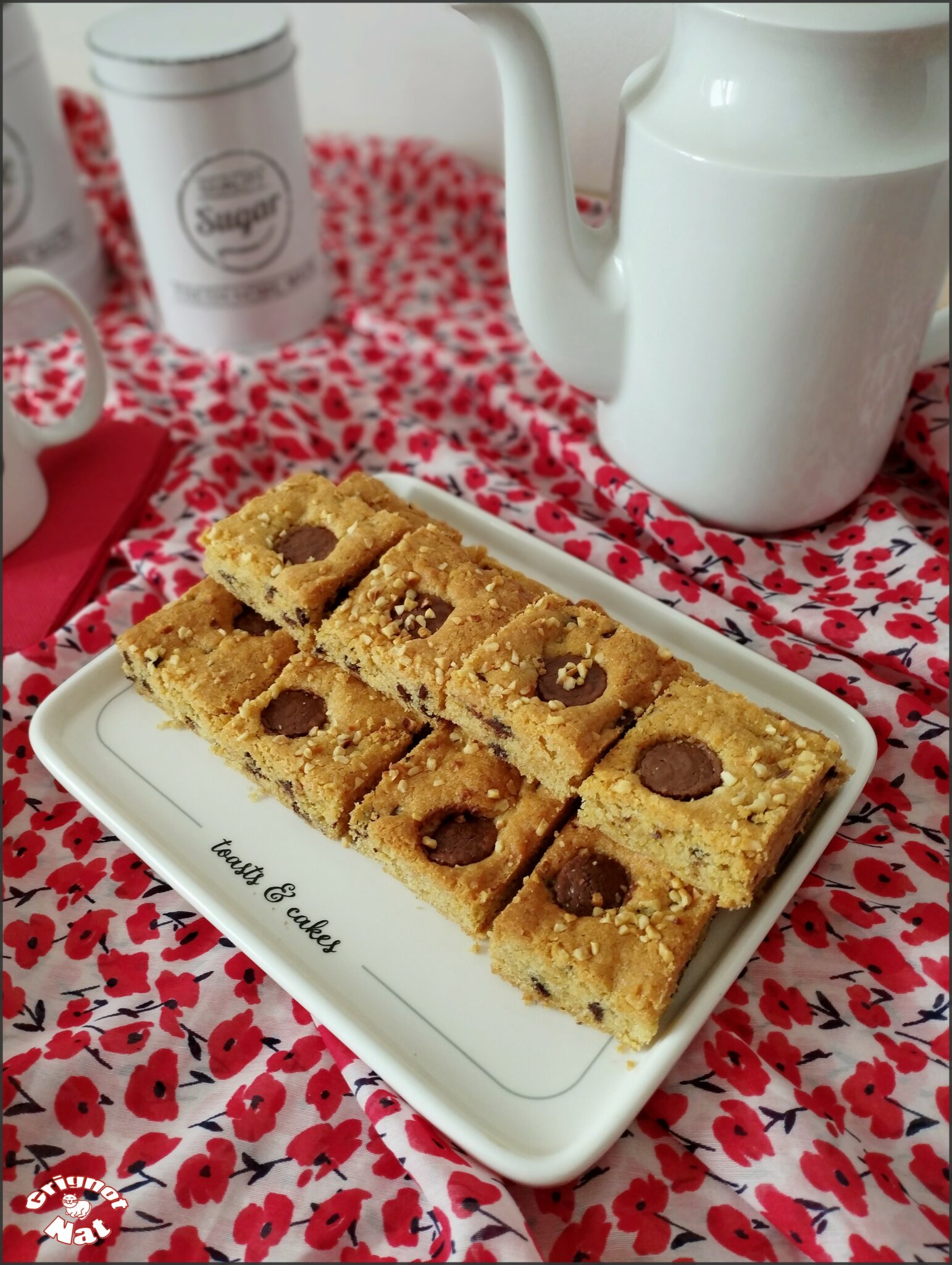 gâteau moelleux chocolat poires Grignot Nat