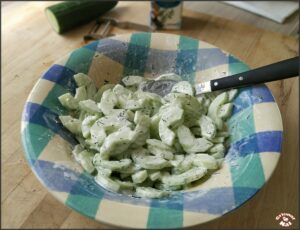 Salade De Concombre Au Yaourt Et à L'aneth - Grignot-Nat