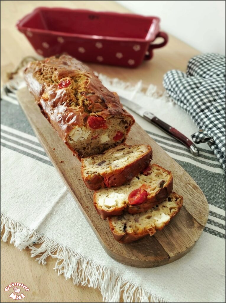 cake aux aubergines et à la feta