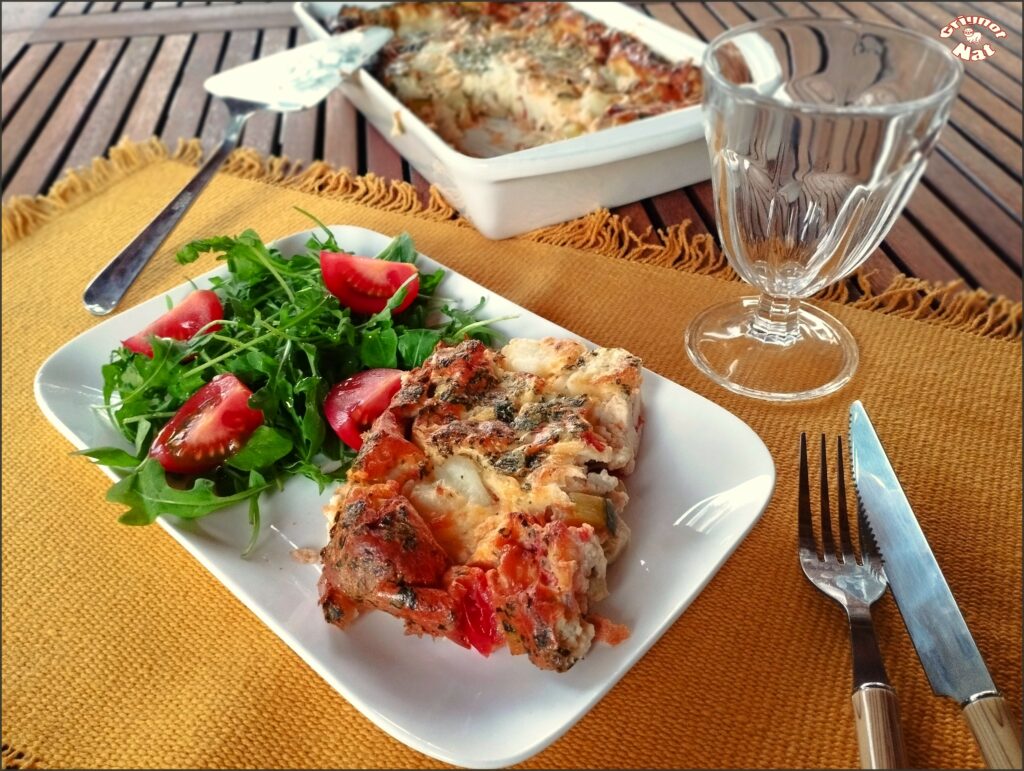 clafoutis courgette tomates et mozzarella 2