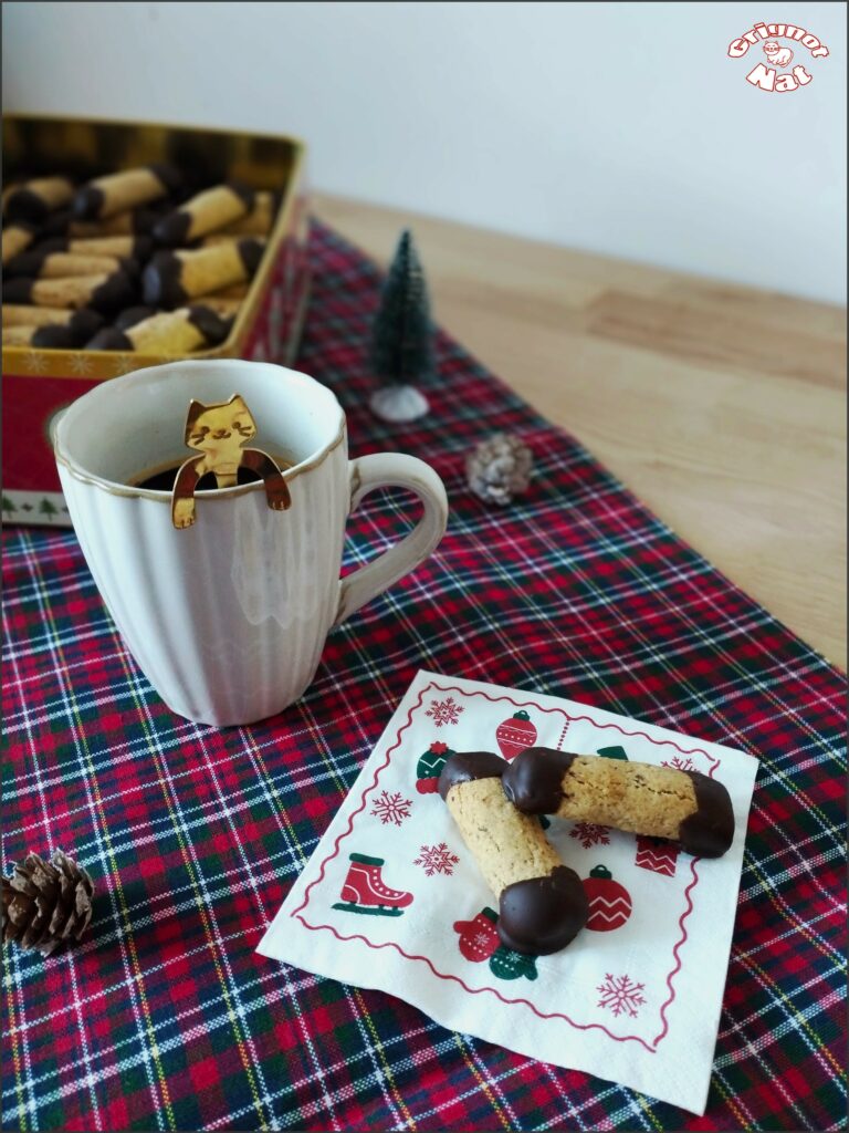 bûchettes au café et aux noisettes 