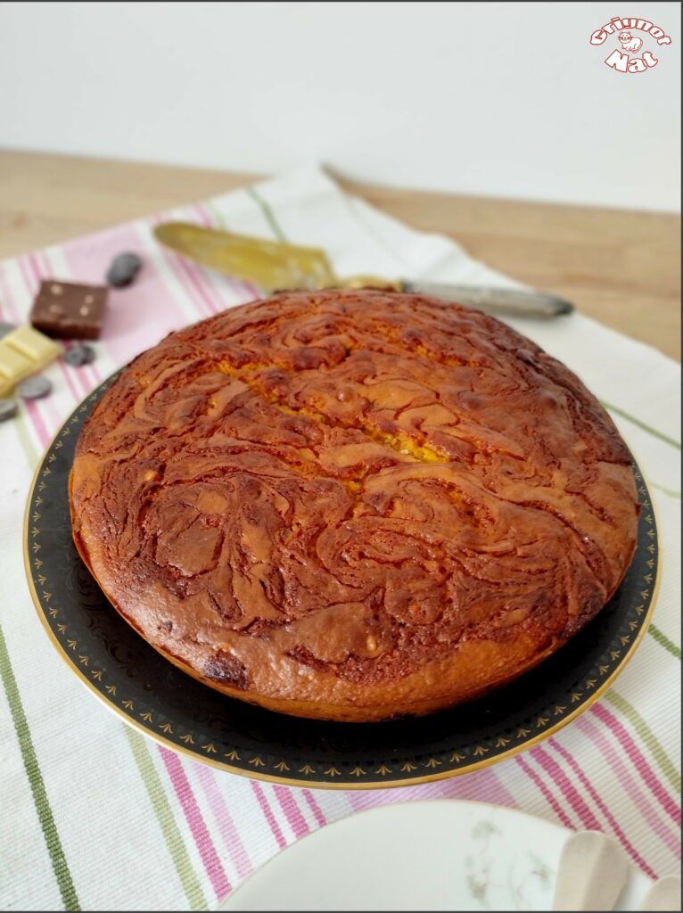 gâteau au yaourt et amandes aux trois chocolats