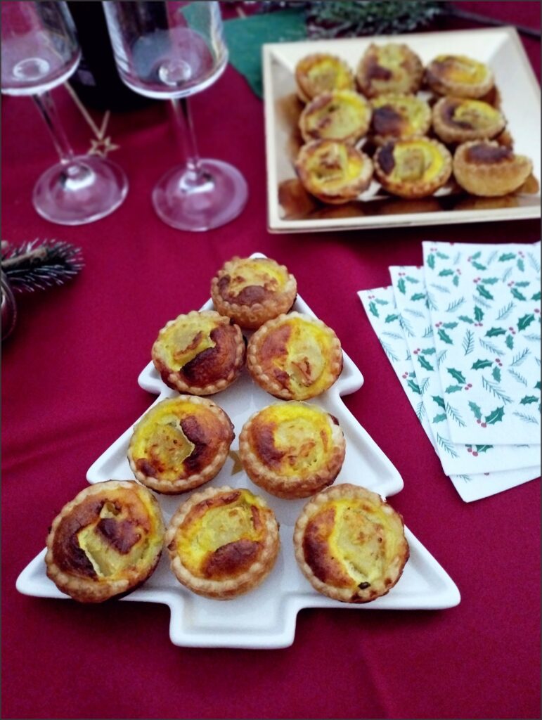 mini quiches aux Saint Jacques